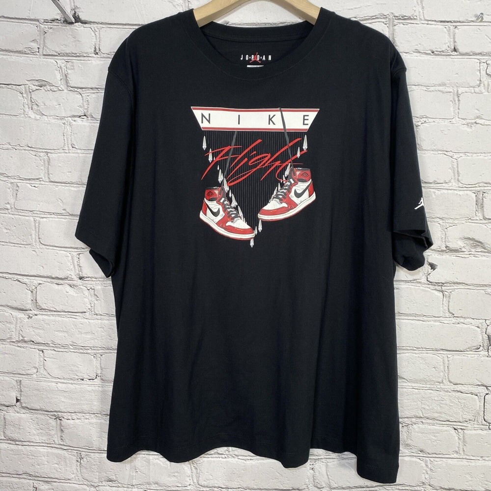 Jordan Nike Flight Chicago Lost Found Oversized T-Shirt Size 2X DV1413-010